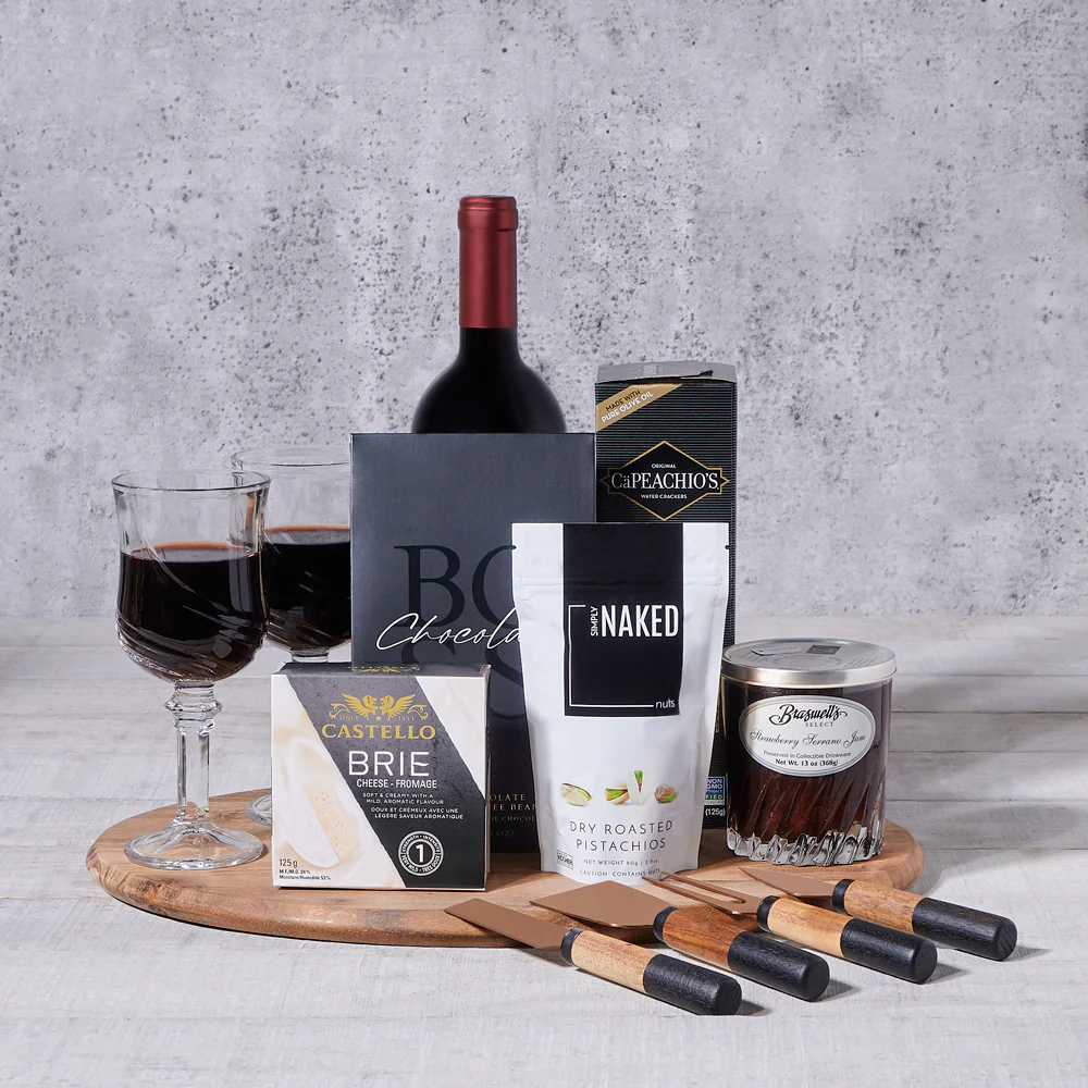 A Tasteful Pairings Wine Gift Board