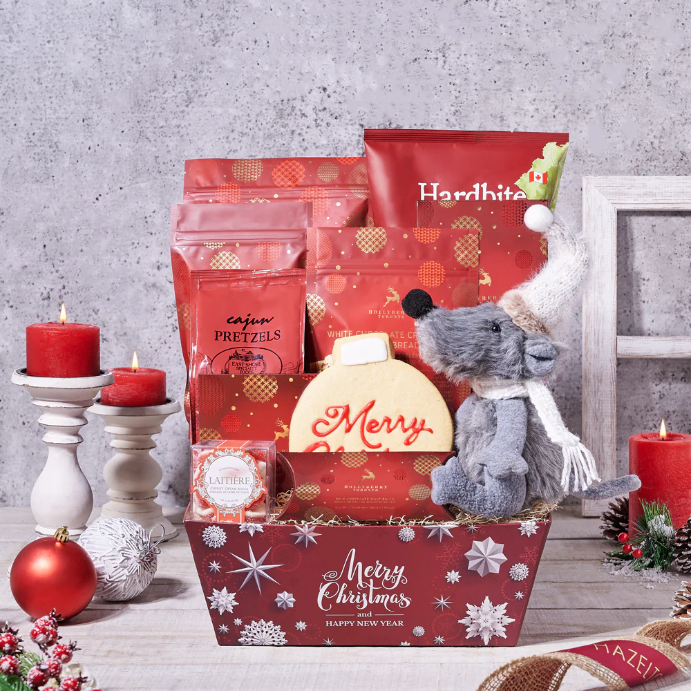 A Traditional Christmas Gift Basket