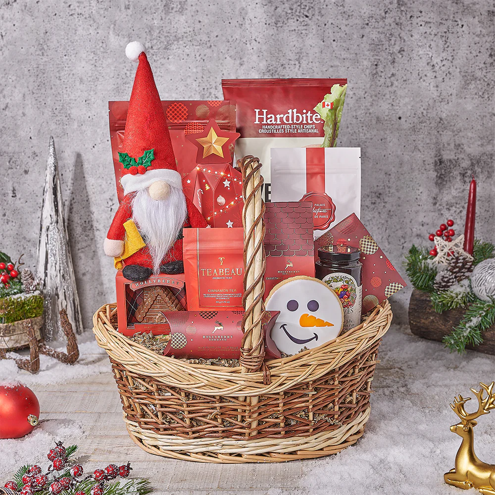 Festive Snacking Gift Basket