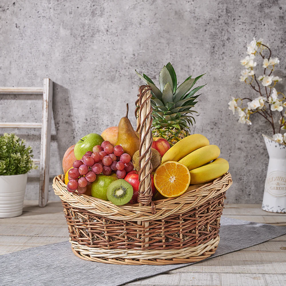 Halal Fresh Fruit Harvest Gift Basket