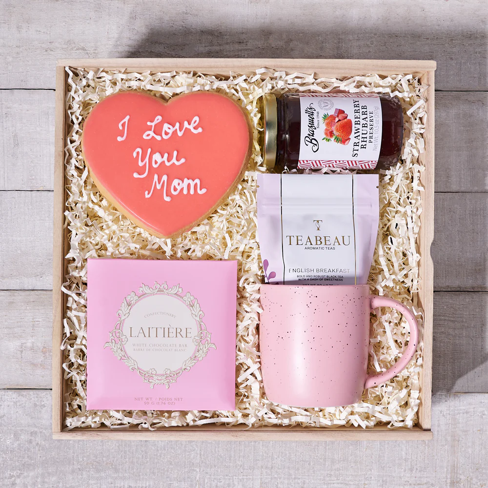 I Love You Mom Tea & Treat Gift Box