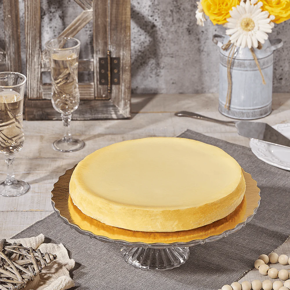 Large New York Style Plain Cheesecake