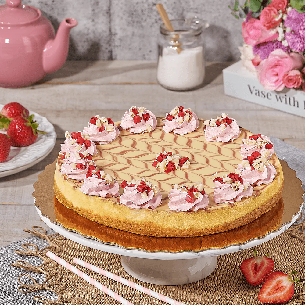 Large Strawberry Cheesecake