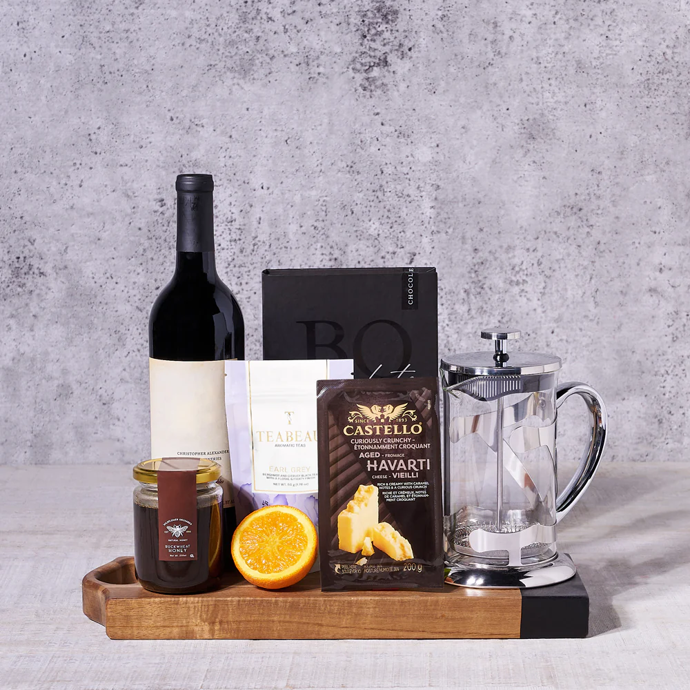 Relaxing Moments Wine & Tea Gift