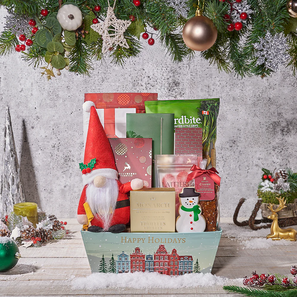 Santa’s Holiday Confections Gift Basket