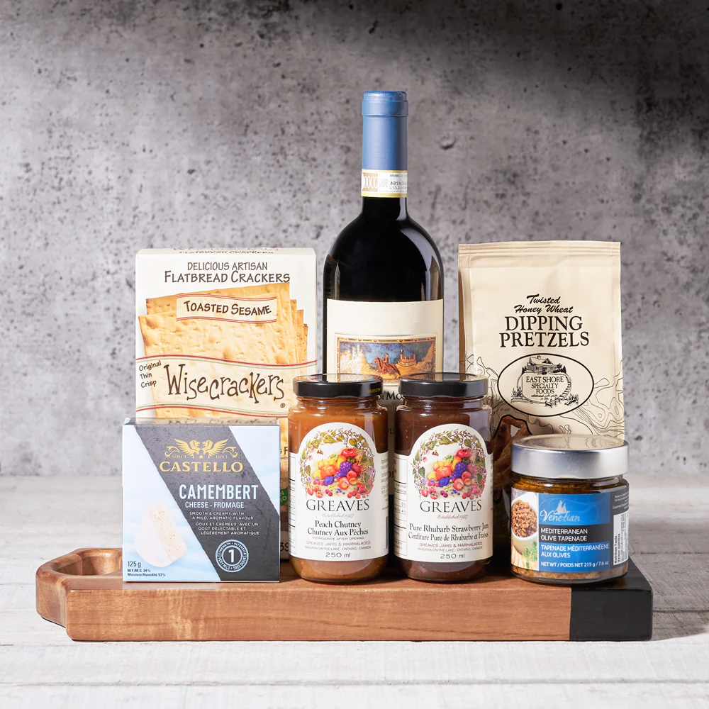 The Camembert & Wine Gathering Gift