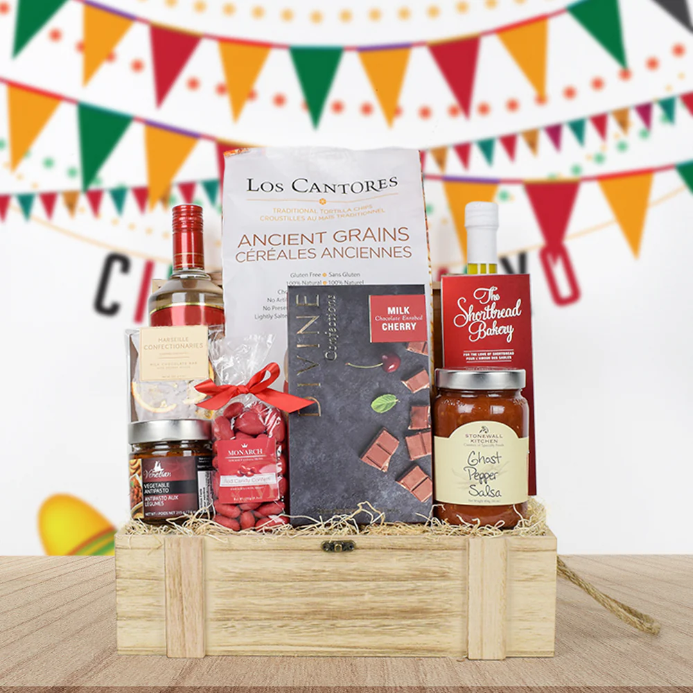 The Cinco Spirits & Fiesta Bites Gift Crate