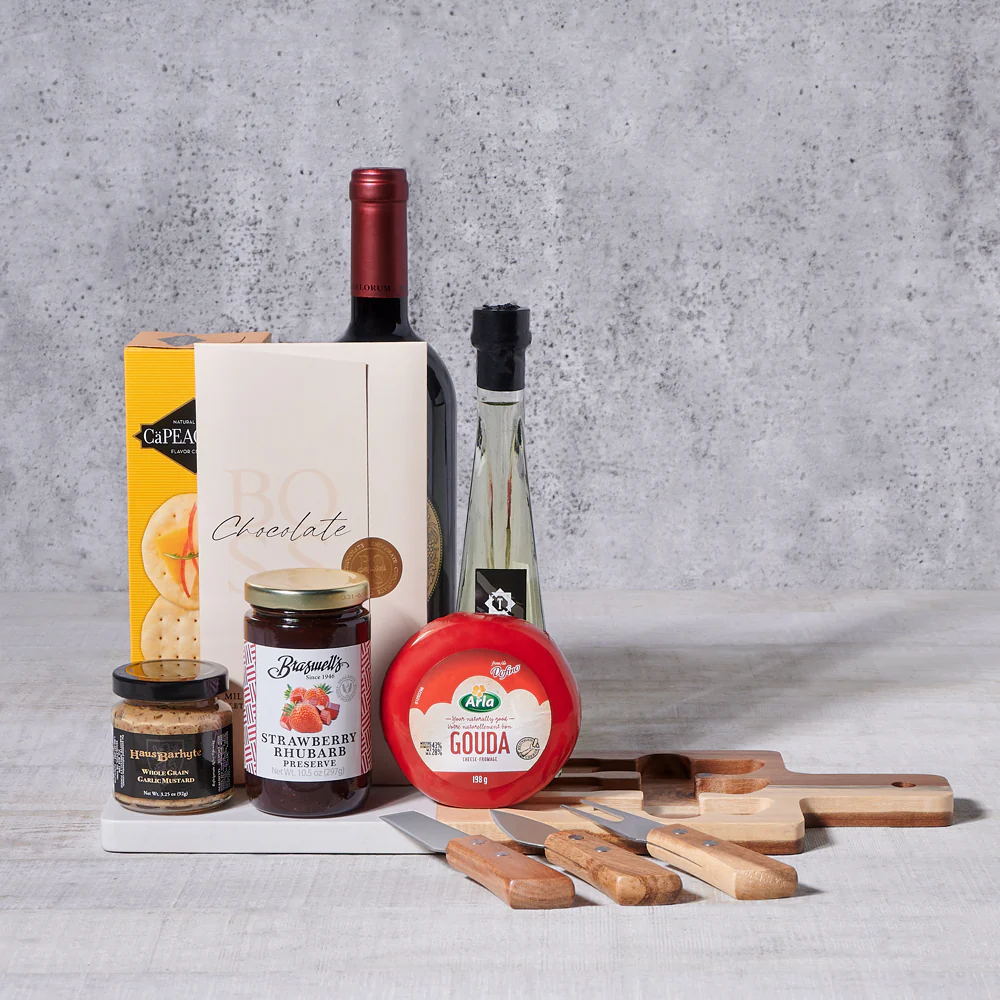 The Perfect Pairings Wine & Cheese Gift Board
